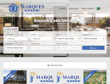 Tablet Screenshot of marquesimoveiscarapicuiba.com.br